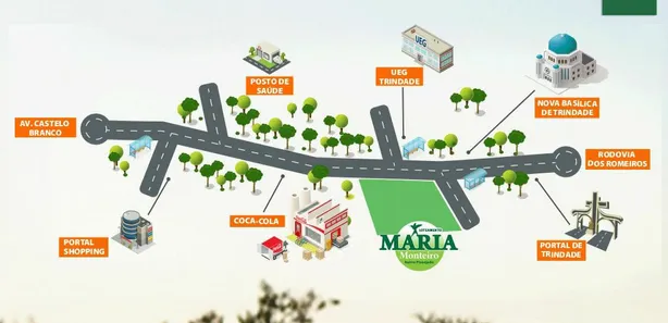 Terreno / Lote / Condomínio à venda, 240m² no Residencial Maria Monteiro, Trindade