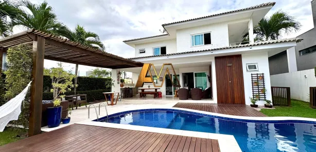 Casa com 4 Quartos à venda, 342m² no Alphaville (Abrantes), Camaçari