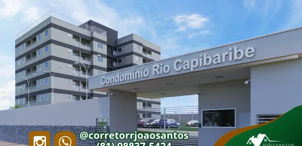Apartamento com 2 Quartos à venda, 51m² no Capibaribe, São Lourenço da Mata