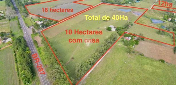 Fazenda / Sítio / Chácara à venda, 300m² no Cerrito, Santa Maria