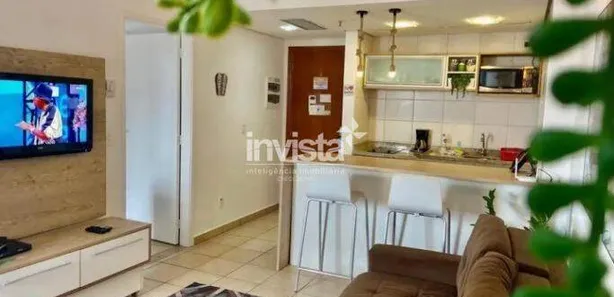 Flat com 1 Quarto para alugar, 42m² no Boqueirão, Santos