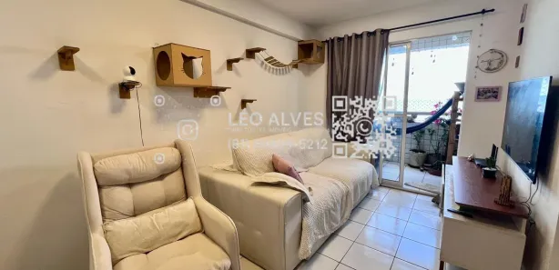 Apartamento com 3 Quartos para alugar, 64m² no Janga, Paulista