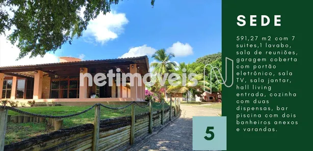Fazenda / Sítio / Chácara com 17 Quartos à venda, 22000m² no Centro, Camaçari