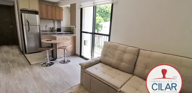 Apartamento com 1 Quarto para alugar, 37m² no Alto da Glória, Curitiba