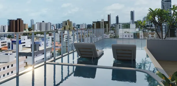 Flat com 1 Quarto à venda, 20m² no Bessa, João Pessoa