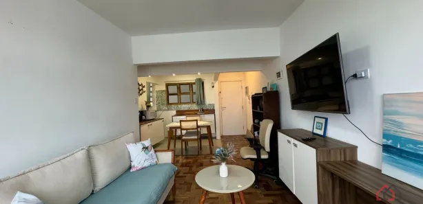 Apartamento com 1 Quarto para alugar, 45m² no Ilha Porchat, São Vicente