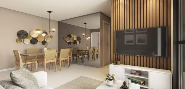 Apartamento com 3 Quartos à venda, 80m² no Luar da Barra, Barra dos Coqueiros