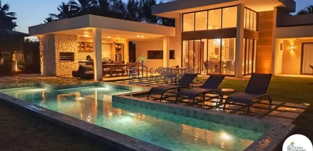Casa de Condomínio com 4 Quartos à venda, 450m² no Busca Vida (Abrantes), Camaçari