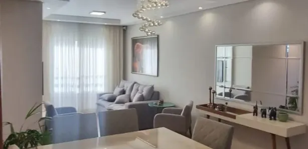 Apartamento com 3 Quartos para alugar, 90m² no Vila Assunção, Santo André