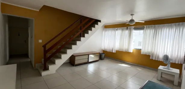 Cobertura com 3 Quartos para alugar, 138m² no Vila Alzira, Guarujá
