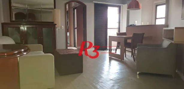Flat com 1 Quarto para alugar, 48m² no Gonzaga, Santos
