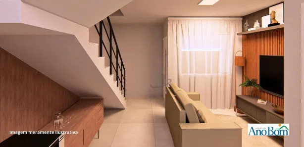 Casa de Condomínio com 2 Quartos à venda, 70m² no Parque Independência, Barra Mansa