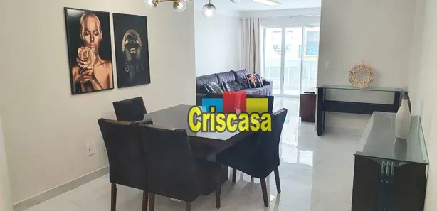 Apartamento com 3 Quartos para alugar, 120m² no Centro, Cabo Frio