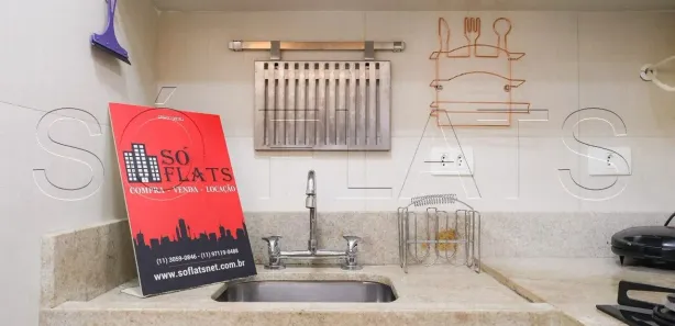 Flat com 1 Quarto para alugar, 42m² no Paraíso do Morumbi, São Paulo