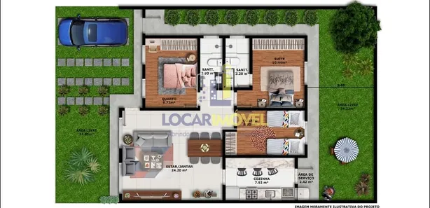 Casa de Condomínio com 3 Quartos à venda, 80m² no Candeias, Vitória da Conquista