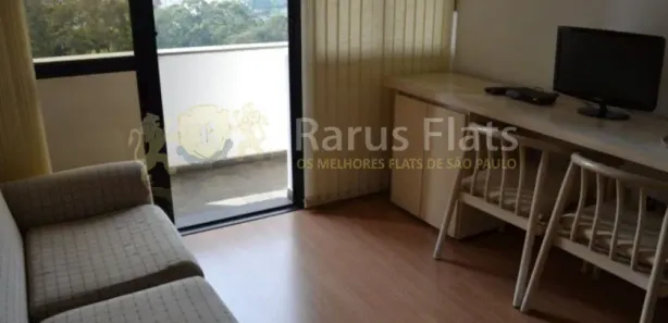 Flat com 1 Quarto para alugar, 45m² no Paraíso do Morumbi, São Paulo
