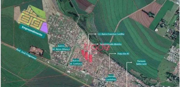 Terreno / Lote / Condomínio à venda, 171m² no Jardim Itapuã, Cravinhos