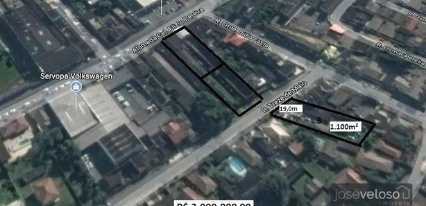 Terreno / Lote / Condomínio à venda, 1100m² no Estradinha, Paranaguá