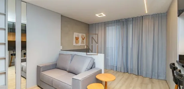 Studio com 1 Quarto para alugar, 29m² no Centro, Curitiba