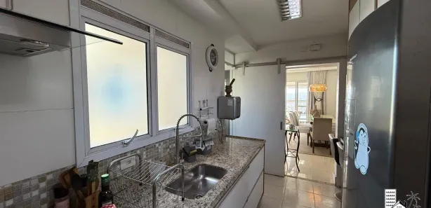Apartamento com 2 Quartos para alugar, 111m² no Ponta da Praia, Santos