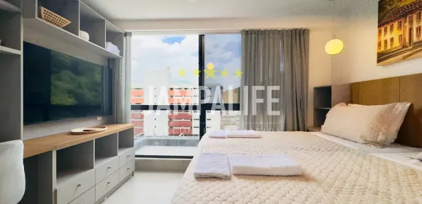 Flat com 1 Quarto à venda, 24m² no Cabo Branco, João Pessoa