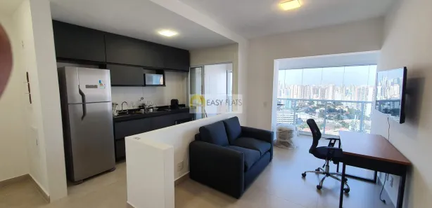 Apartamento com 1 Quarto para alugar, 49m² no Vila Gertrudes, São Paulo