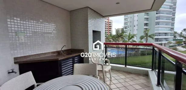 Apartamento com 3 Quartos para alugar, 103m² no Riviera, Bertioga