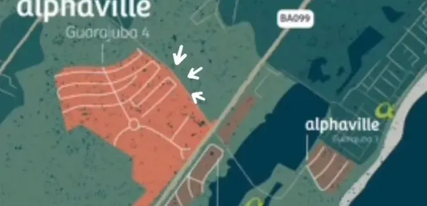 Terreno / Lote / Condomínio à venda, 420m² no Guarajuba (Monte Gordo), Camaçari