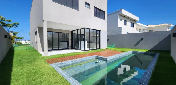 Casa de Condomínio com 4 Quartos à venda, 394m² no Alphaville (Abrantes), Camaçari