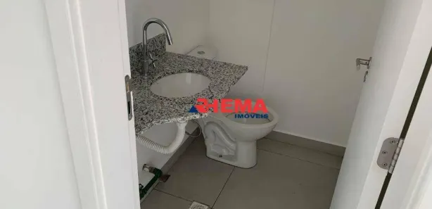 Conjunto Comercial / Sala para alugar, 43m² no Vila Mathias, Santos