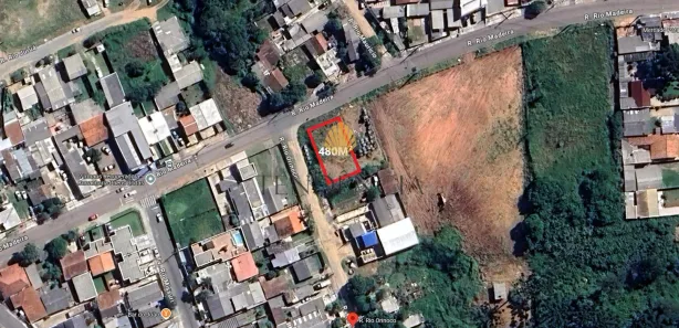 Terreno / Lote / Condomínio à venda, 480m² no Iguaçu, Fazenda Rio Grande
