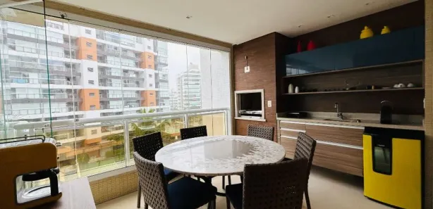 Apartamento com 4 Quartos para alugar, 139m² no Riviera, Bertioga