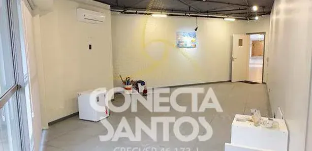 Conjunto Comercial / Sala para alugar, 60m² no Valongo, Santos