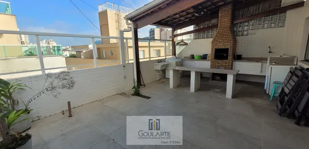 Cobertura com 2 Quartos para alugar, 132m² no Jardim Las Palmas, Guarujá