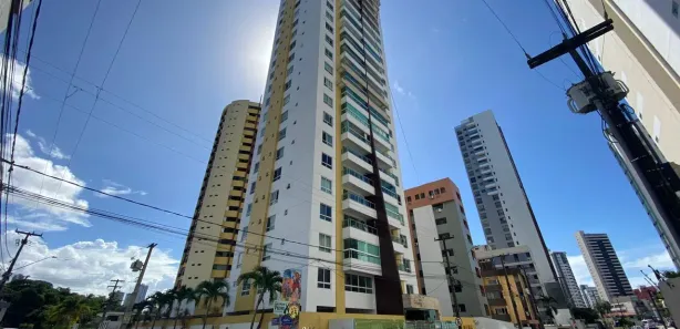 Apartamento com 3 Quartos para alugar, 129m² no Tambaú, João Pessoa