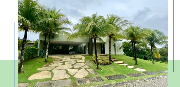 Casa de Condomínio com 4 Quartos para venda ou aluguel, 560m² no Busca Vida (Abrantes), Camaçari