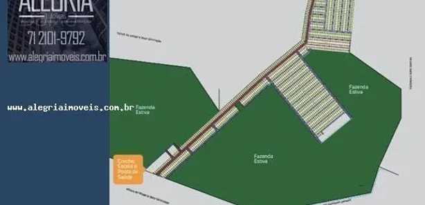 Terreno / Lote / Condomínio à venda, 180m² no Pólo Industrial de Camaçari, Camaçari