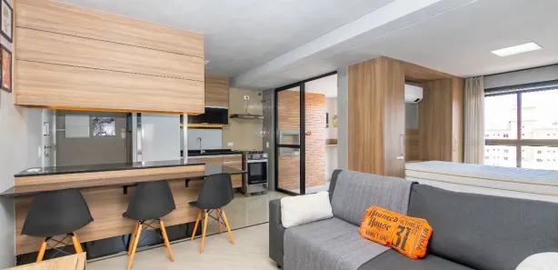 Studio com 1 Quarto para alugar, 45m² no Vila Izabel, Curitiba