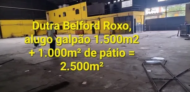 Galpão / Depósito / Armazém para alugar, 1500m² no Belford Roxo, Belford Roxo