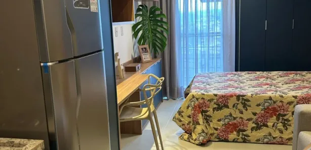 Flat com 1 Quarto para alugar, 21m² no Monte Castelo, Volta Redonda