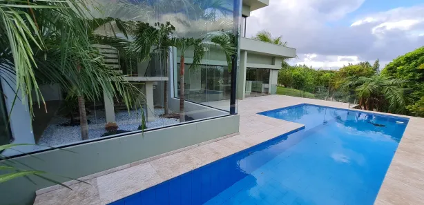 Casa de Condomínio com 4 Quartos para venda ou aluguel, 570m² no Busca Vida (Abrantes), Camaçari