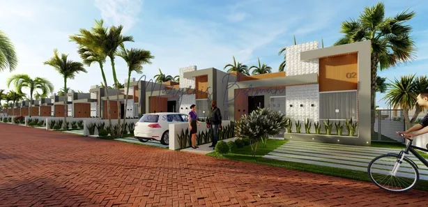 Casa de Condomínio com 3 Quartos à venda, 80m² no Centro, Camaçari