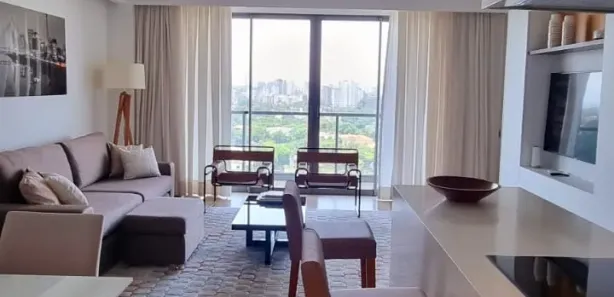 Flat com 1 Quarto para alugar, 94m² no Vila São Francisco (Zona Sul), São Paulo
