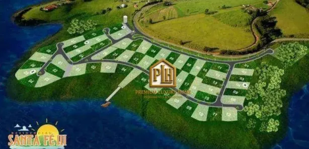 Terreno / Lote / Condomínio à venda, 1007m² no Condomínio Residencial Santa Fé III, Joanópolis