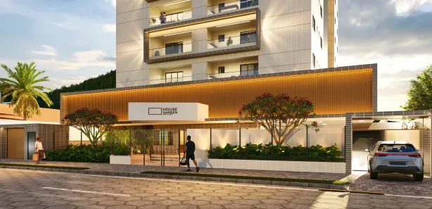 Residencial House Garden no Canto do Forte, Praia Grande