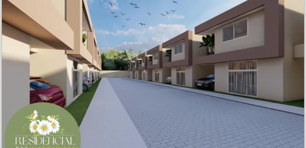 Casa de Condomínio com 3 Quartos à venda, 100m² no Catu de Abrantes (Abrantes), Camaçari