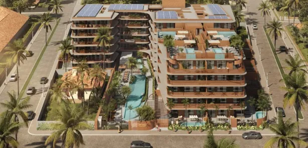 Apartamento com 2 Quartos à venda, 77m² no Areia Dourada, Cabedelo