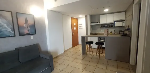 Flat com 2 Quartos para alugar, 44m² no Boqueirão, Santos