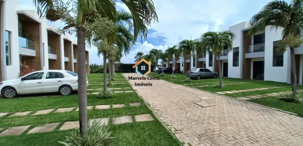 Casa de Condomínio com 3 Quartos para venda ou aluguel, 100m² no Porto das Dunas, Aquiraz