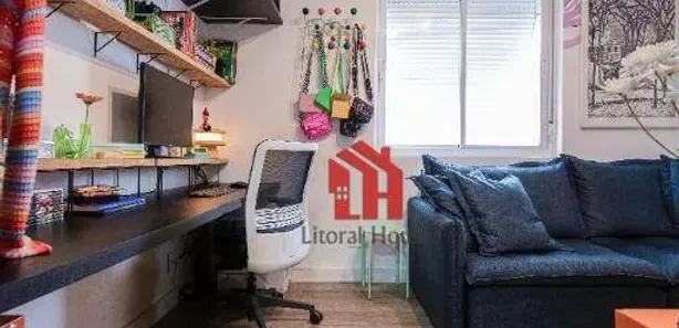 Kitnet com 1 Quarto à venda, 26m² no Boqueirão, Santos